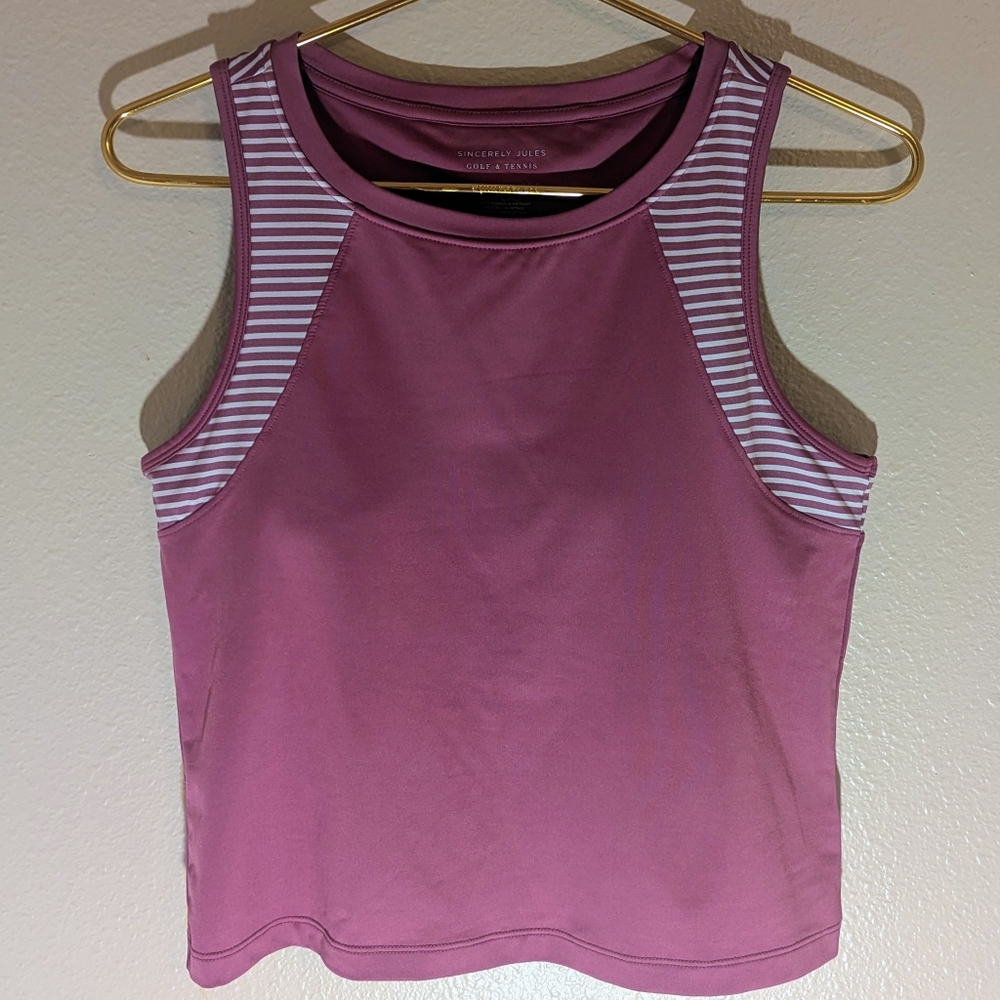 Sincerely Jules Golf and Tennis Athletic Women's Sports Top Pink Size Medium M